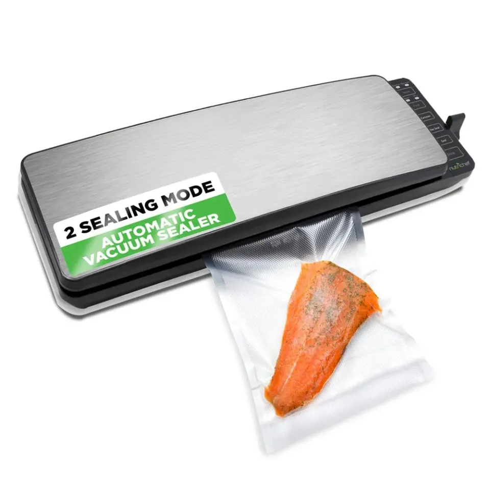 Nutrichef Machine Sous Vide Inox Sacs Réutilisables