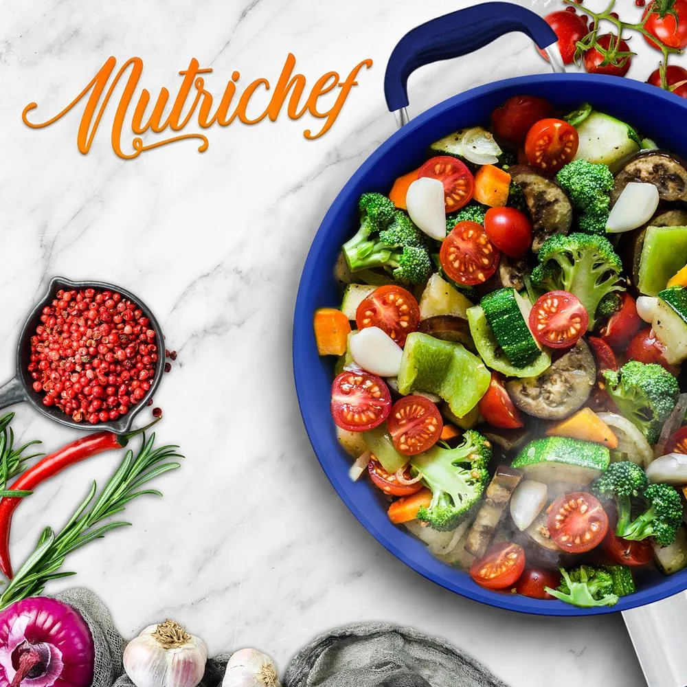 Nutrichef NCFRYP14 poêle 35 cm céramique antiadhésive