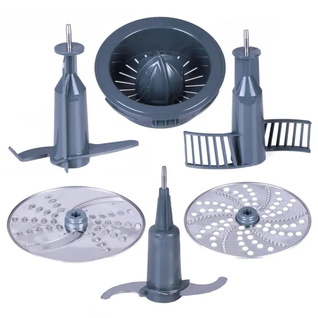 Nutrichef NCFPG9 accessoires robot multifonction gris 6 pièces