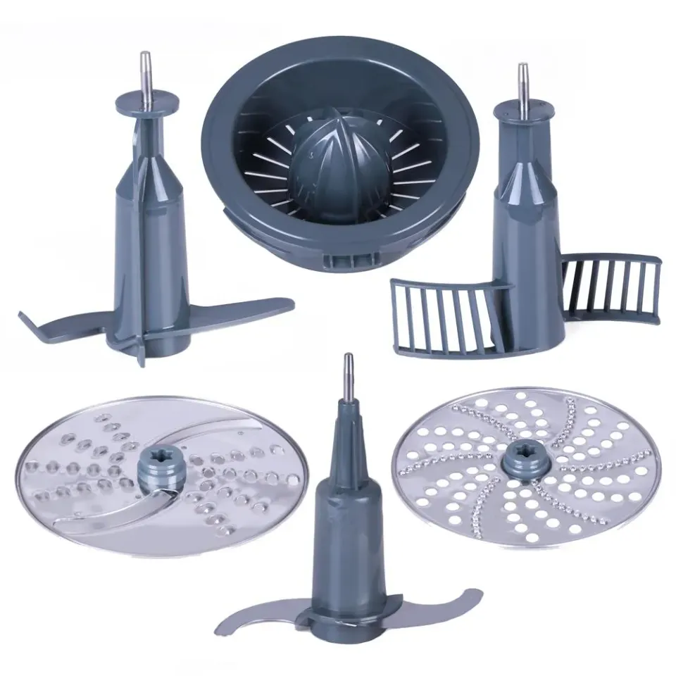Nutrichef NCFPG9 accessoires robot multifonction gris 6 pièces