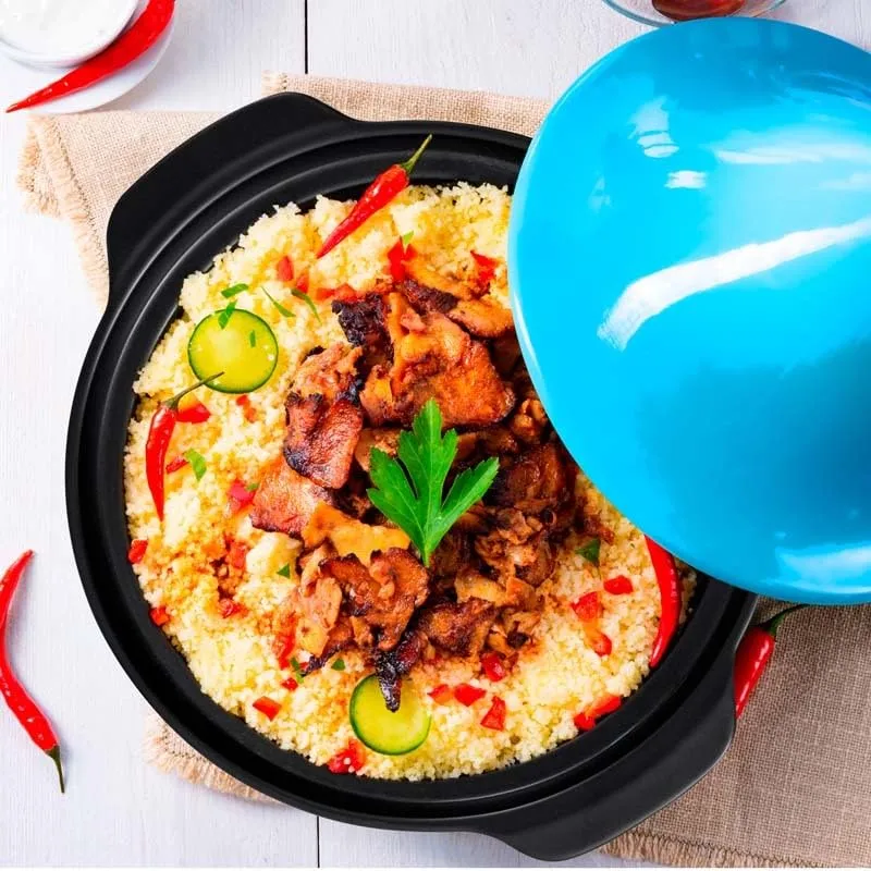 KitchenCook K-Jine 3 tajine électrique 3L bleu