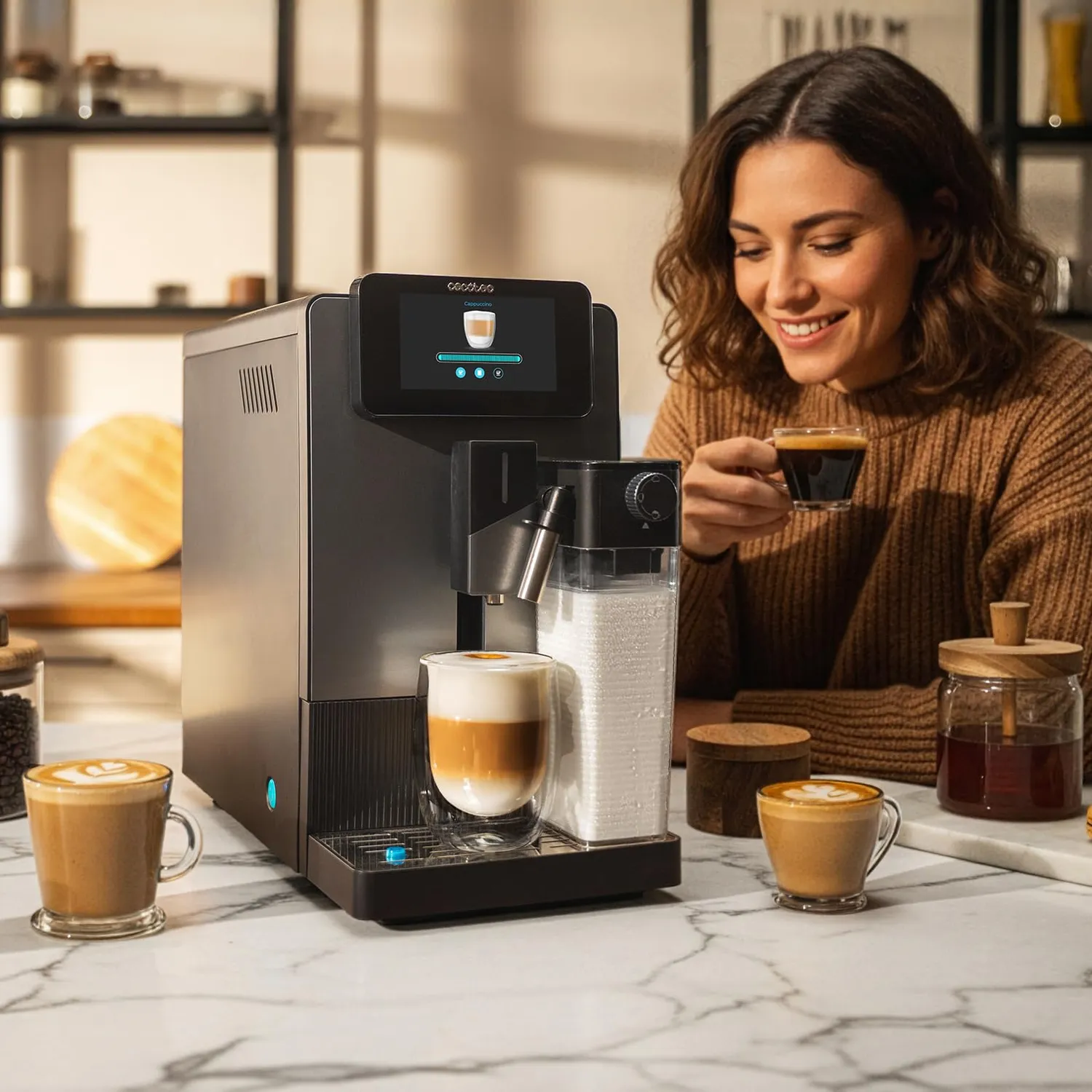 Cecotec Cremmaet Latte Art machine expresso 19 bars