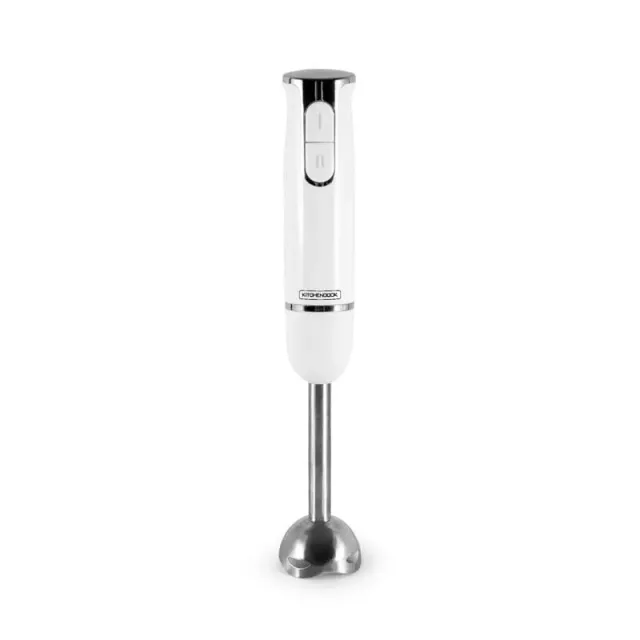 Kitchencook Hand X White mixeur plongeant blanc 600W inox
