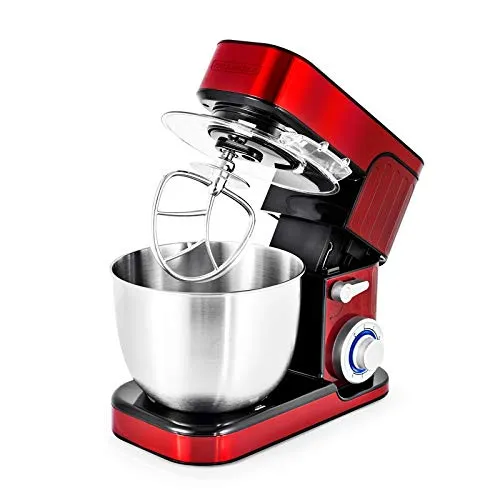 Kitchencook Antara robot pétrin rouge 1300 W