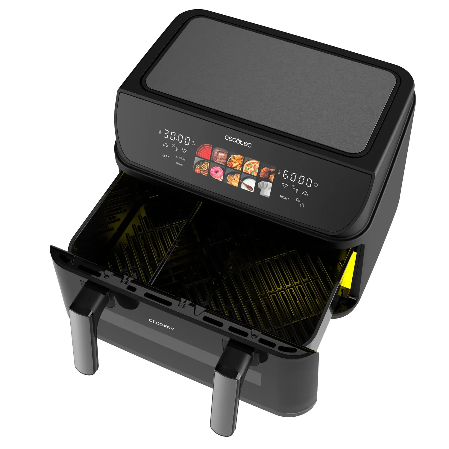 Cecotec Cecofry & Grill Duoheat 10000 friteuse air 10L double