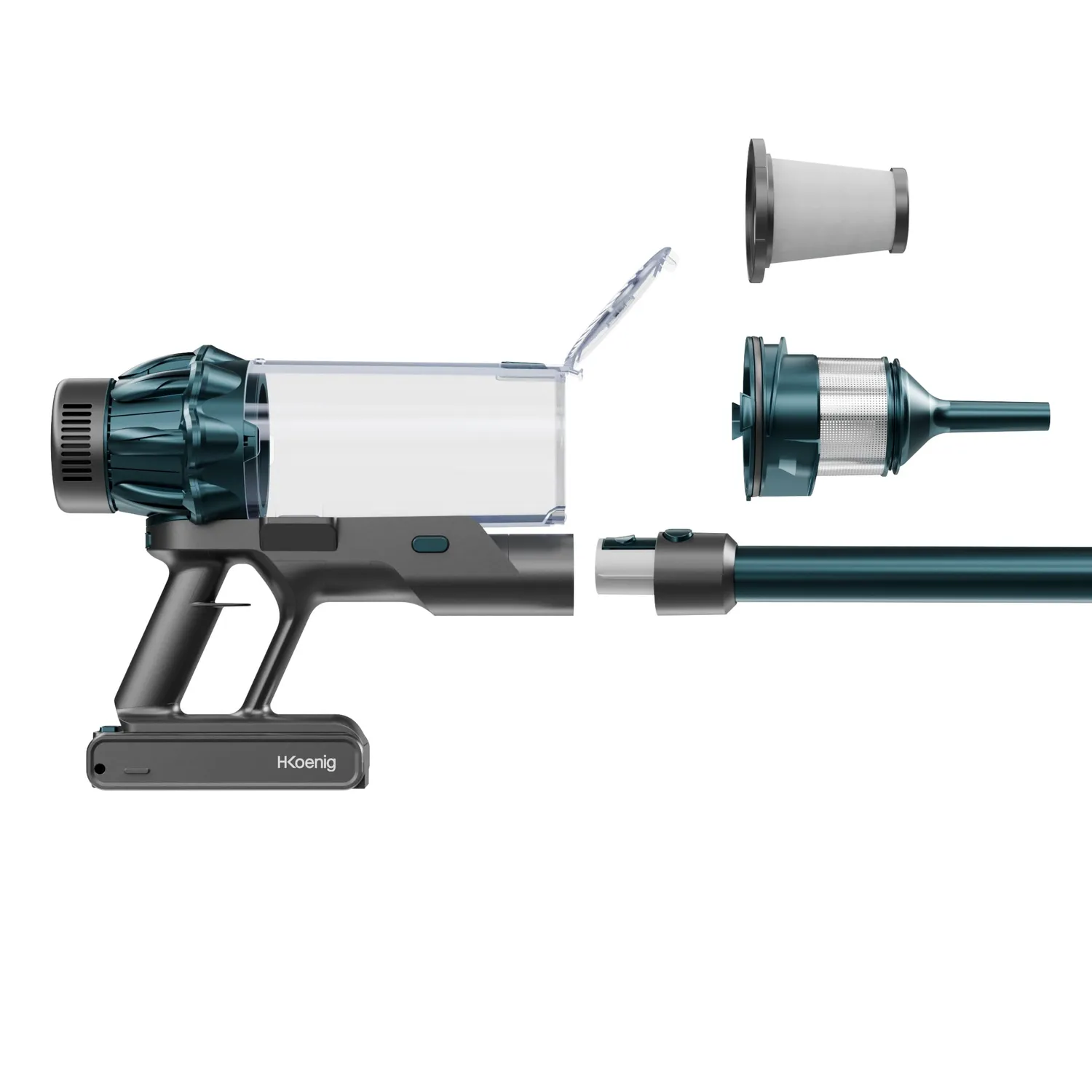 H.Koenig UPX32 aspirateur balai sans fil bleu 50 min