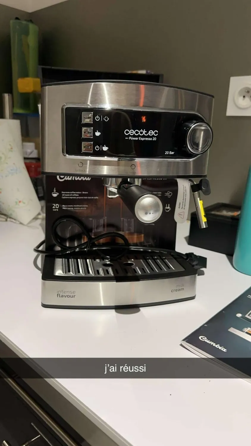 Cecotec Power Espresso 20 Barista Pro machine à café 20 bars