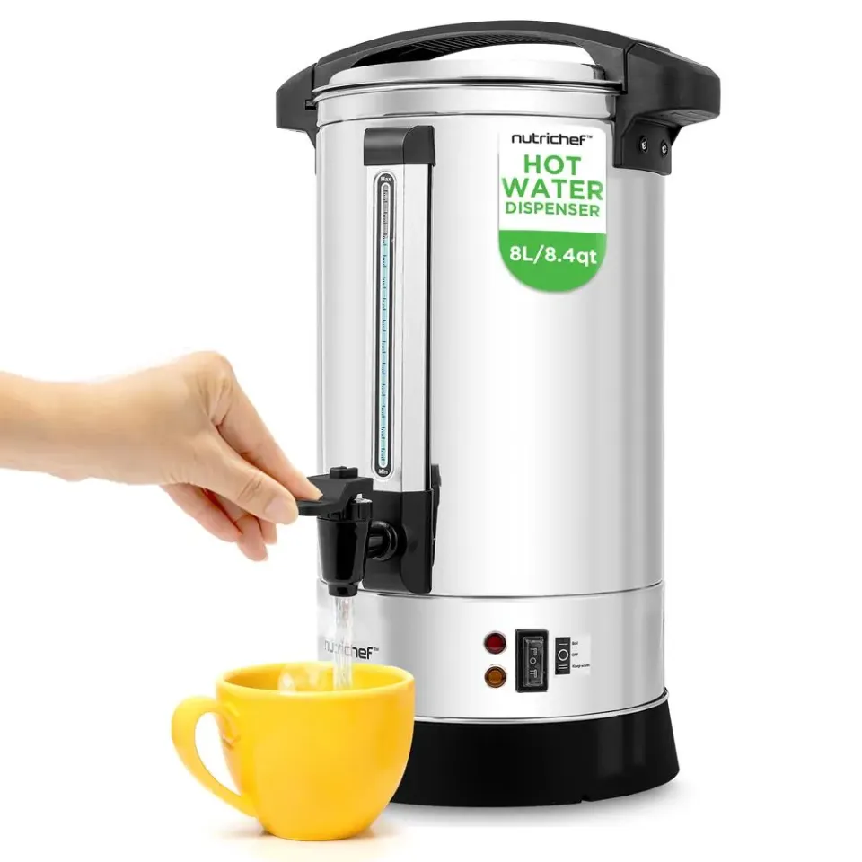 Nutrichef bouilloire distributeur eau 8 L inox