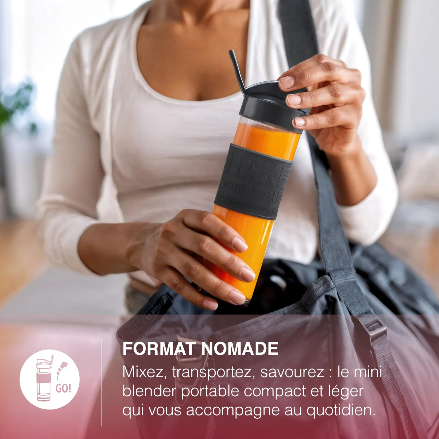 H.Koenig SMOO9 blender smoothie noir 570 ml