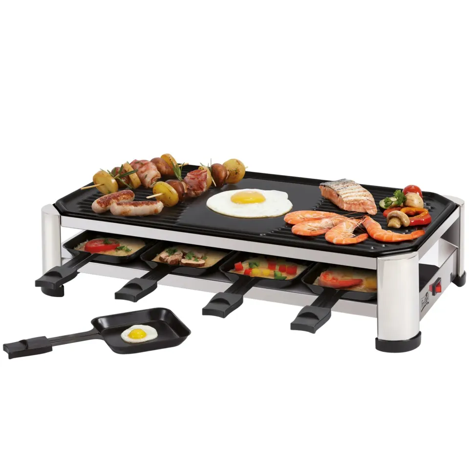 Fritel RG 2170 raclette grill 49,5x27 cm 2-8 personnes