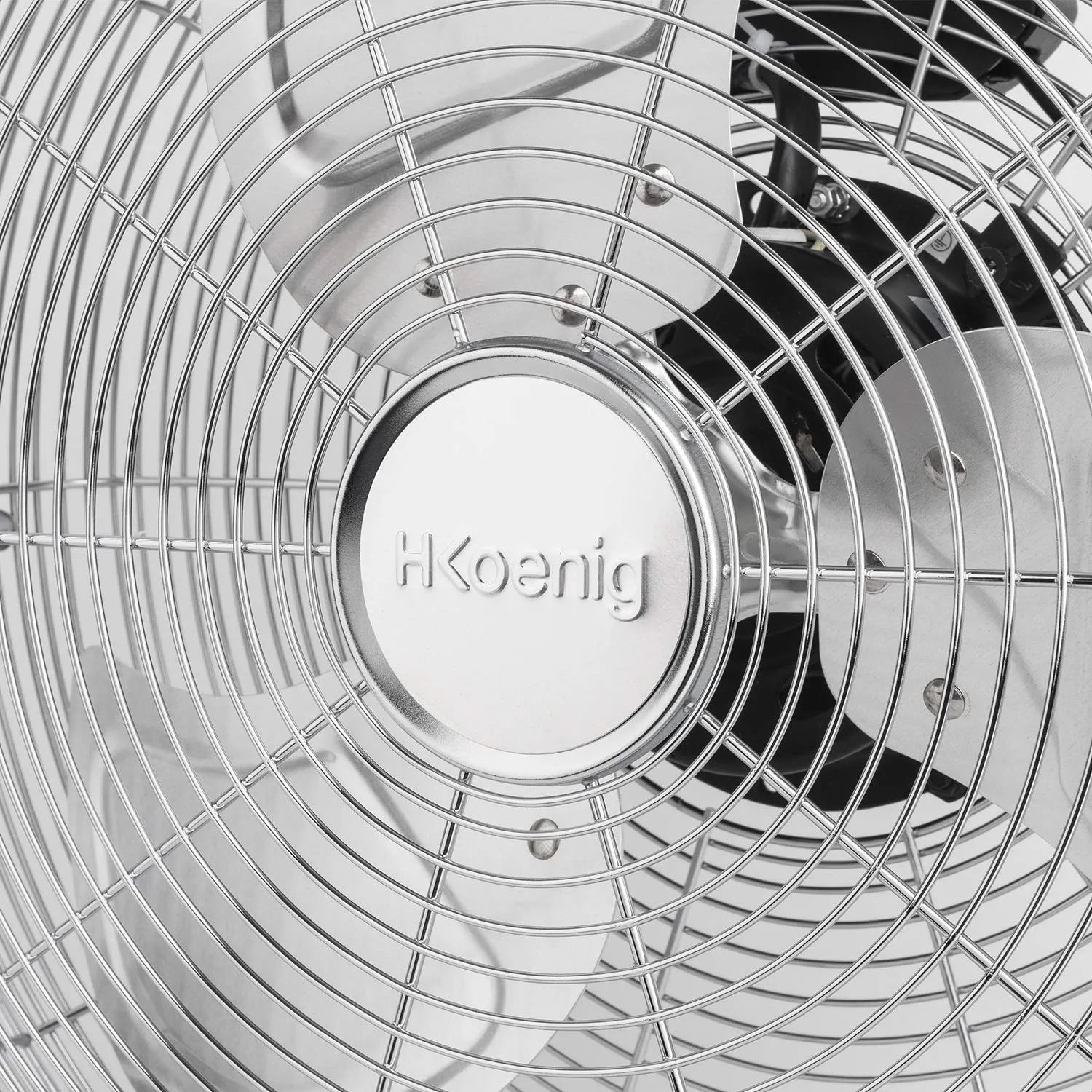 H.Koenig JOE32 ventilateur sol 45 cm métal chromé