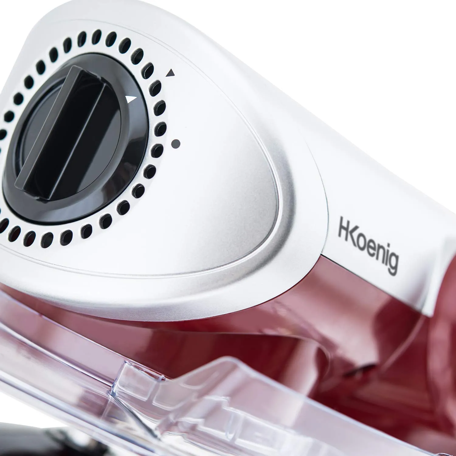 H.Koenig KM80 robot pétrin rouge 5.5L 1000W