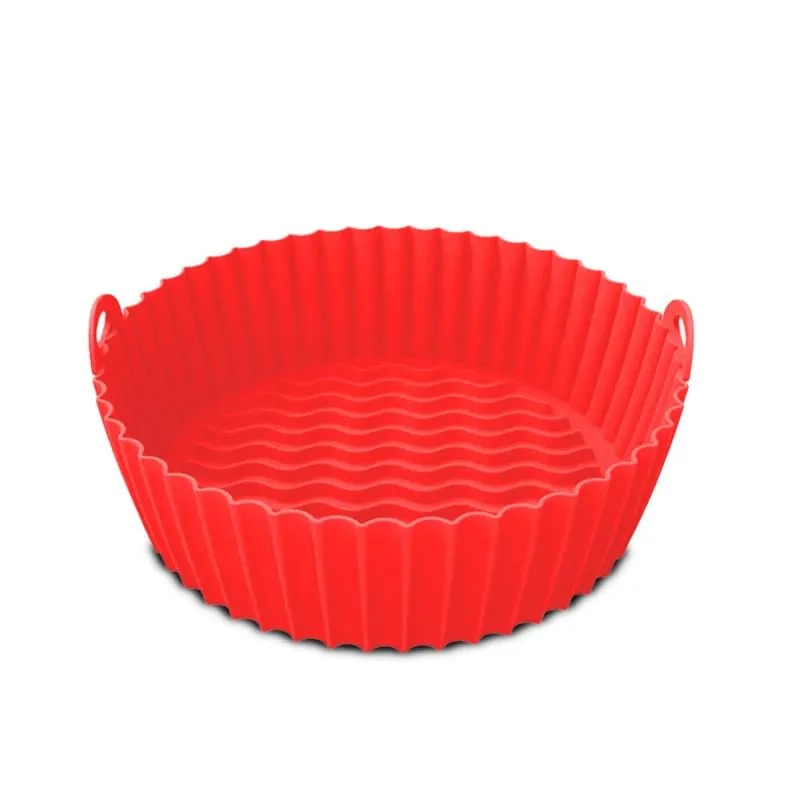 KITCHENCOOK Siliround2 moule silicone rond 20 cm lot 2 rouge