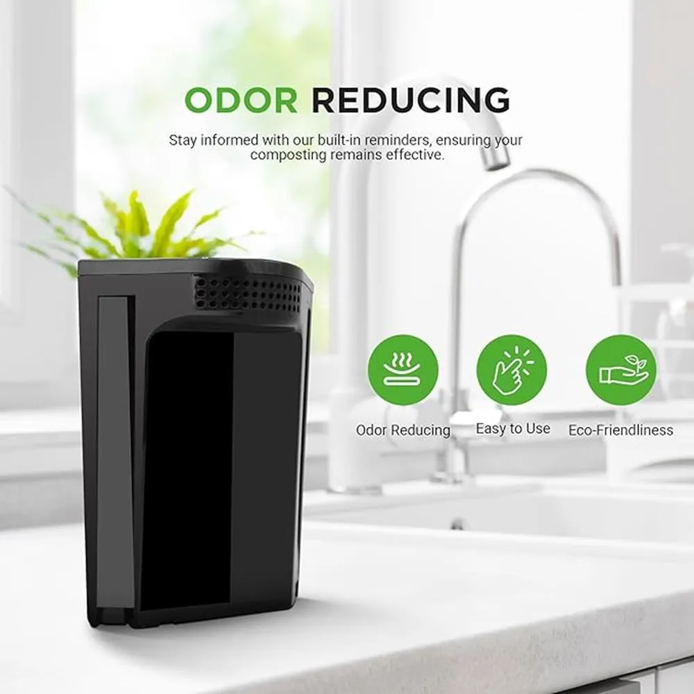 Nutrichef filtre composteur cuisine charbon anti-odeurs