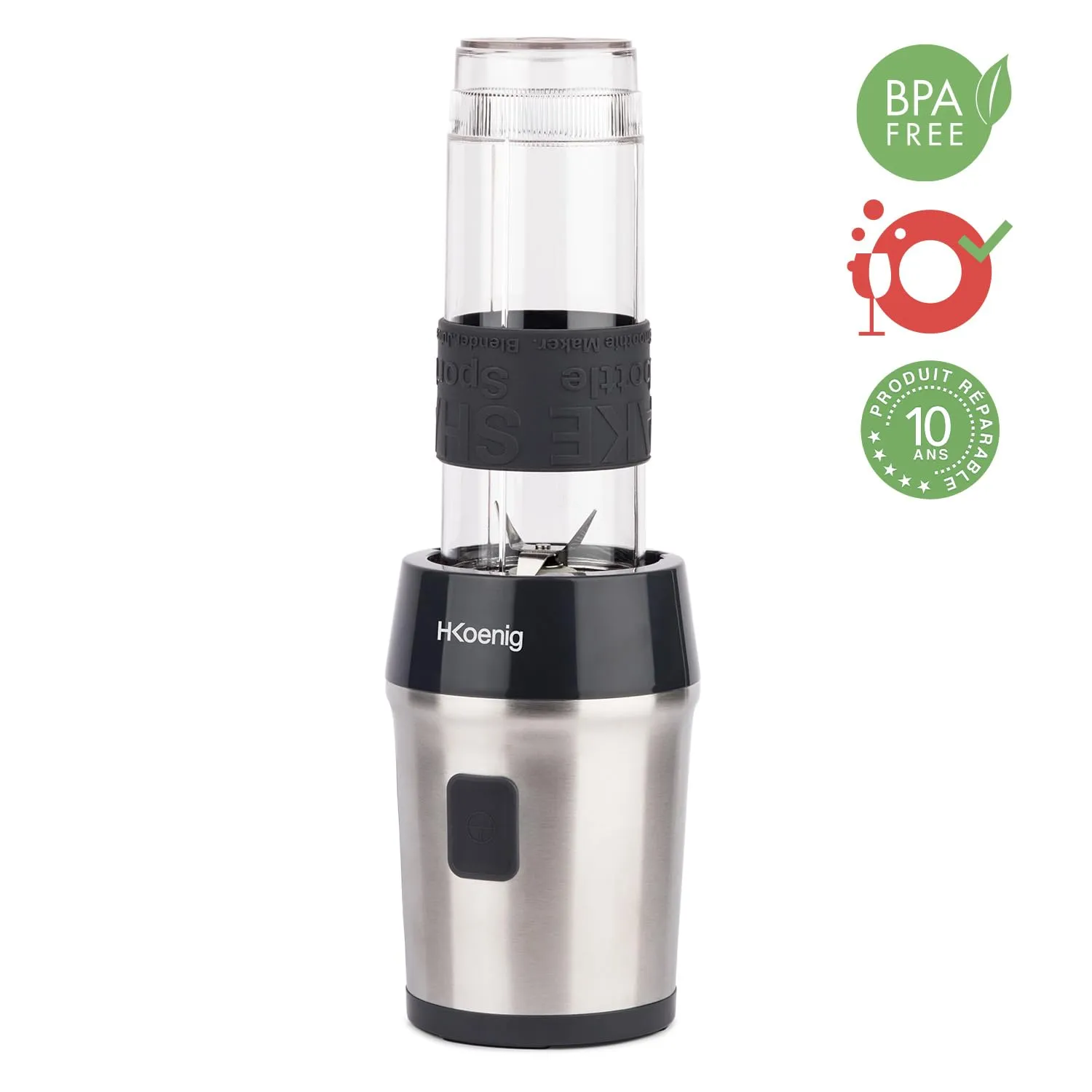 H.Koenig SMOO9 blender smoothie noir 570 ml