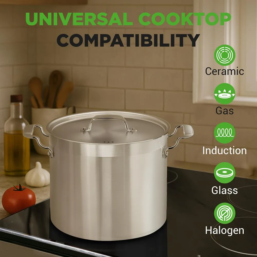 Nutrichef faitout inox 16 QT 15 L induction chaleur uniforme