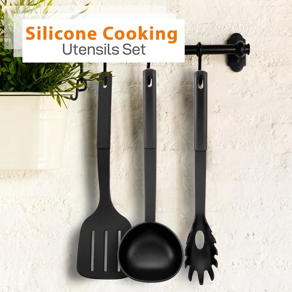 Nutrichef NCCWA13 set 3 ustensiles cuisine silicone