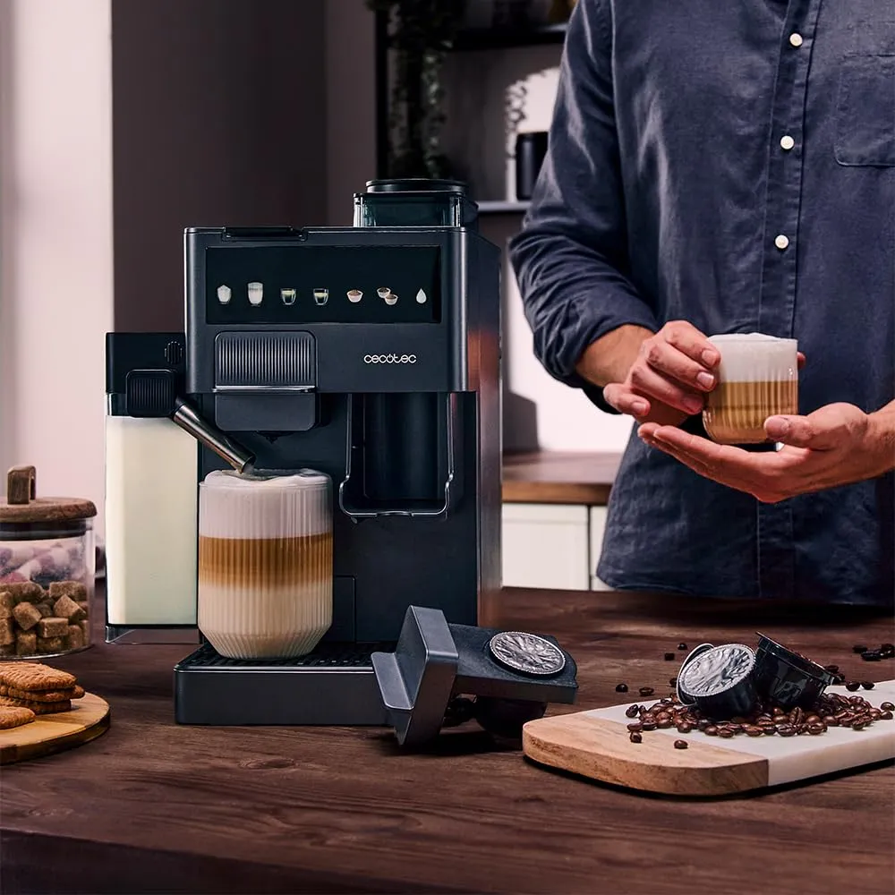 Cecotec Freestyle Grind & Latte cafetière capsules broyeur 20 bars