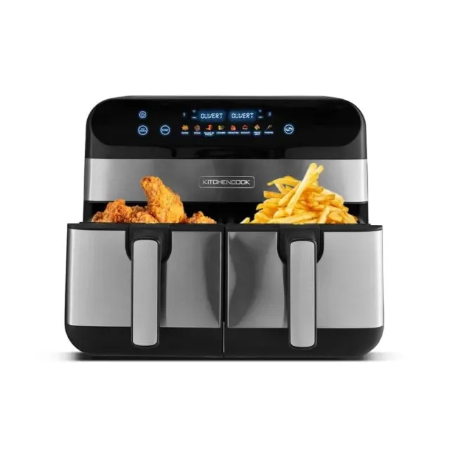 Kitchencook Airflow 9 friteuse sans huile double cuve 9 L
