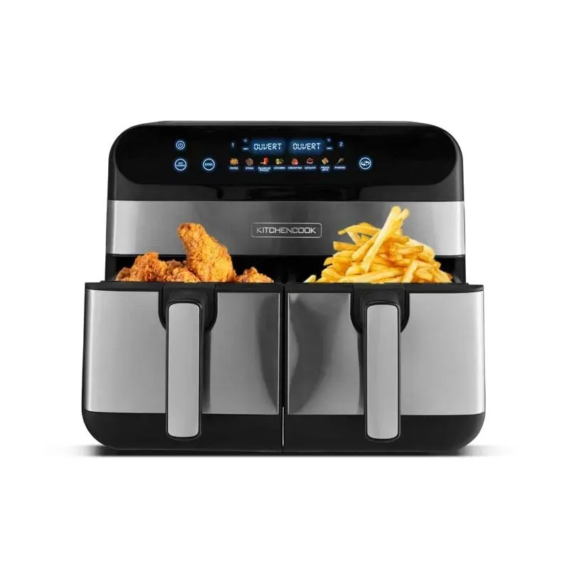 Kitchencook Airflow 9 friteuse sans huile double cuve 9 L