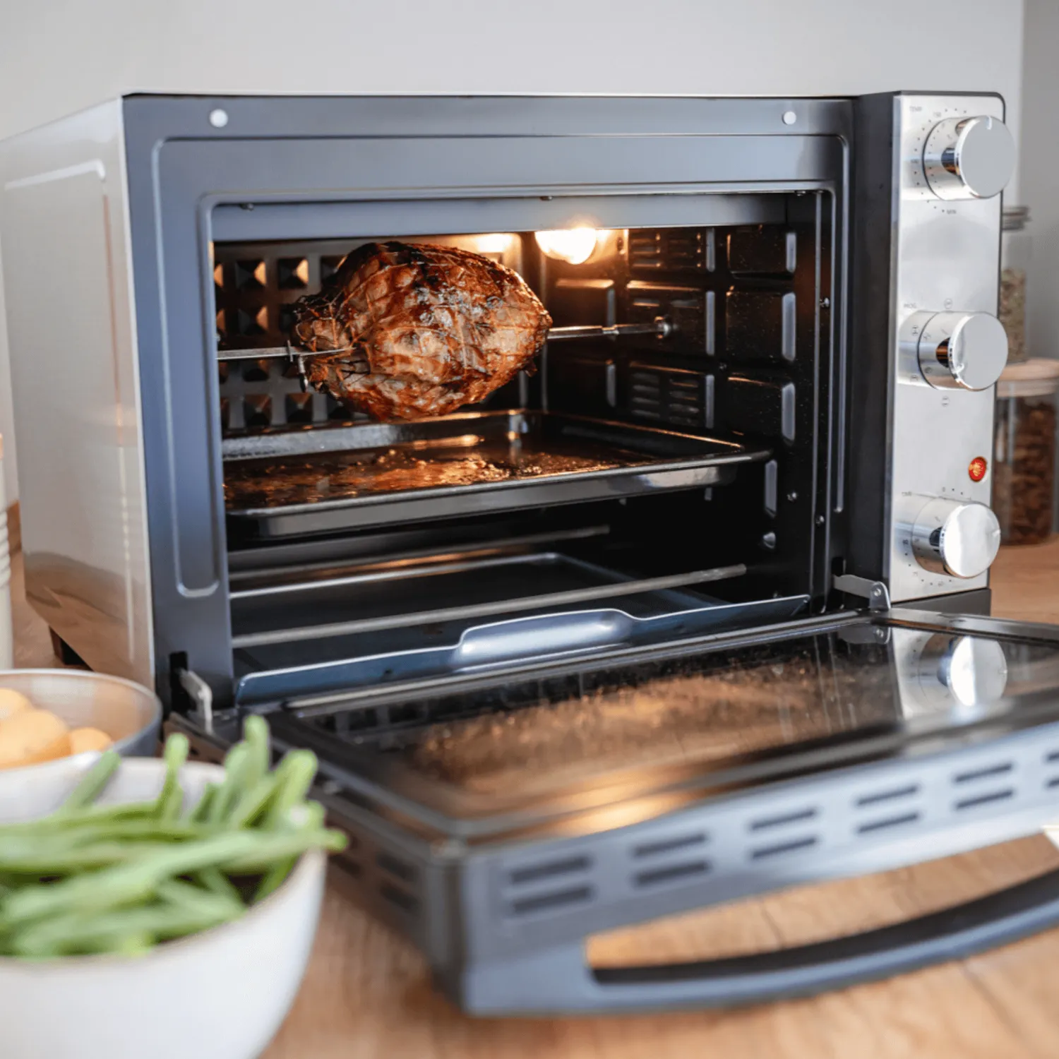 Steba KB 324 Steel Deluxe mini-four 24 L tournebroche