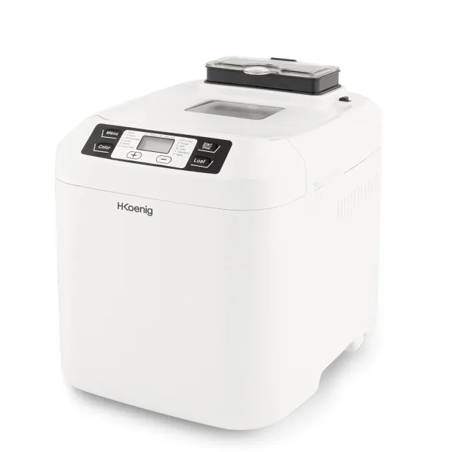 H.Koenig BAKE340 machine à pain 800g distributeur céréales