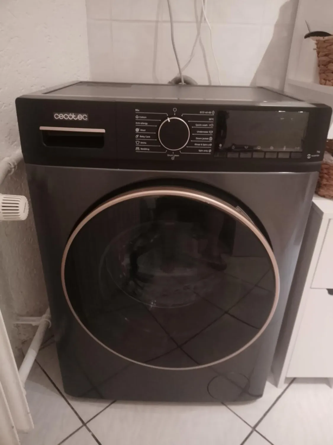Cecotec Bolero Dresscode 7610 lave-linge 7 kg bleu vapeur