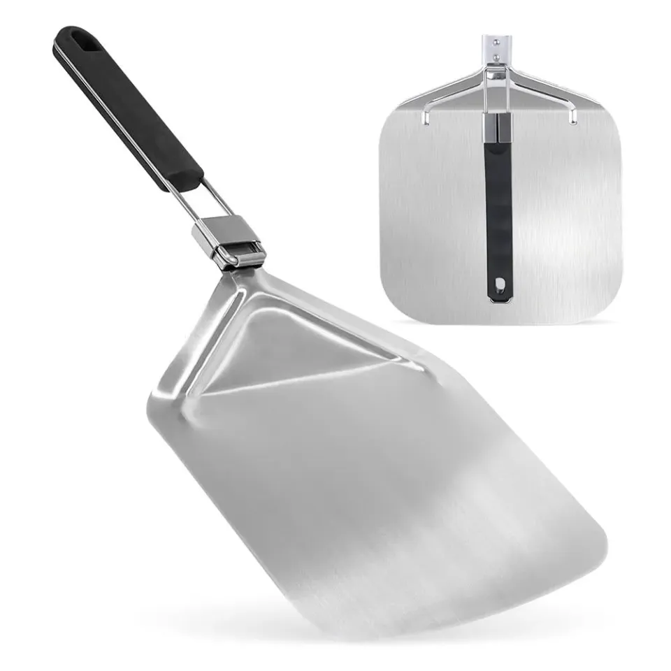Nutrichef NCPIZOVN pelle à pizza alu pliable 63 cm