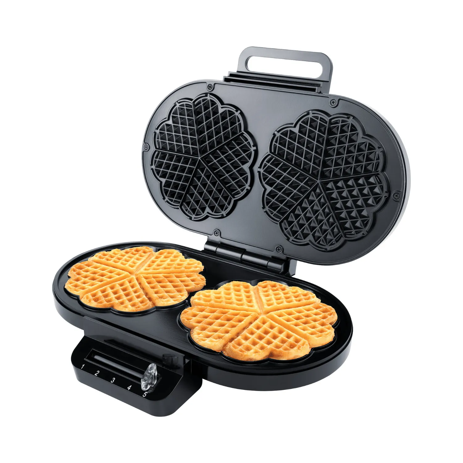 Steba WE 2 gaufrier double 2x5 cœurs céramique