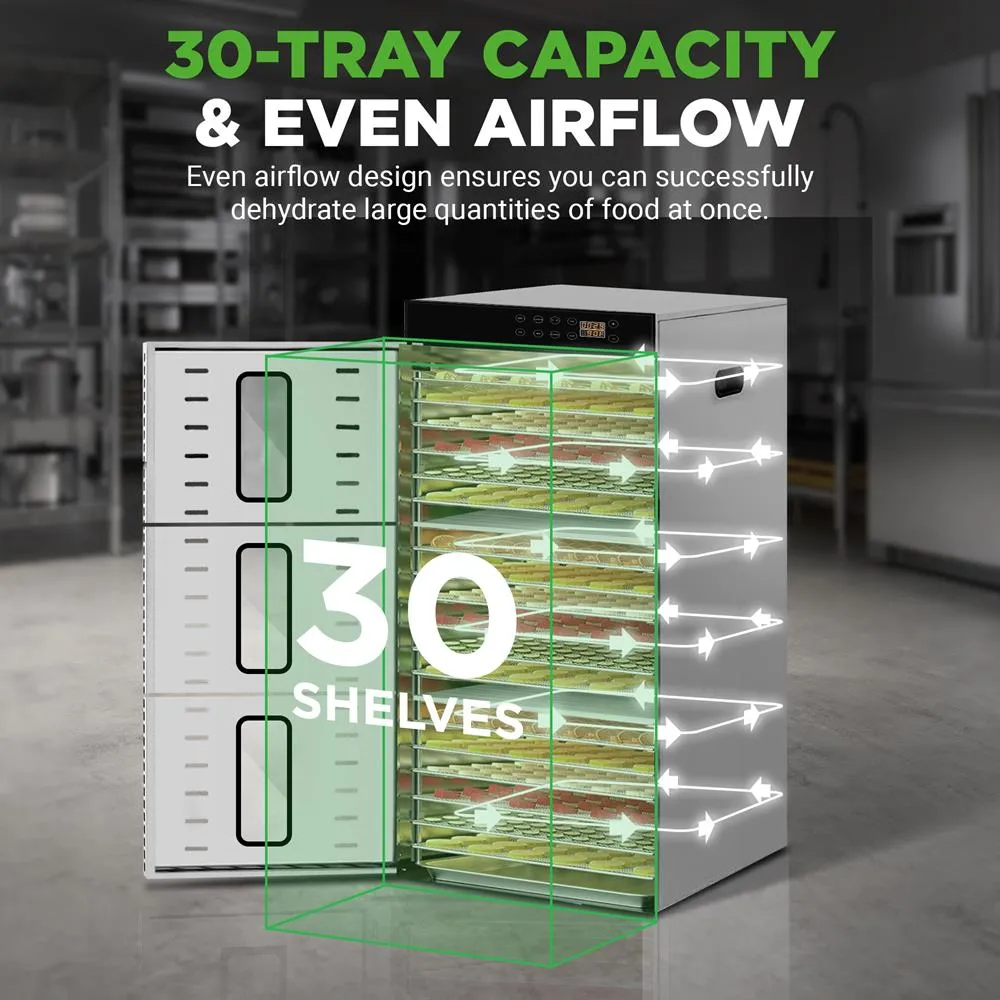Nutrichef NCFD30S déshydrateur 30 plateaux inox