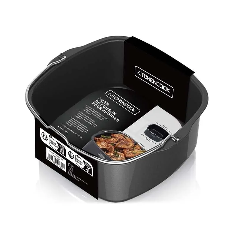 KITCHENCOOK Panier20C panier cuisson air fryer 21x22x7 cm