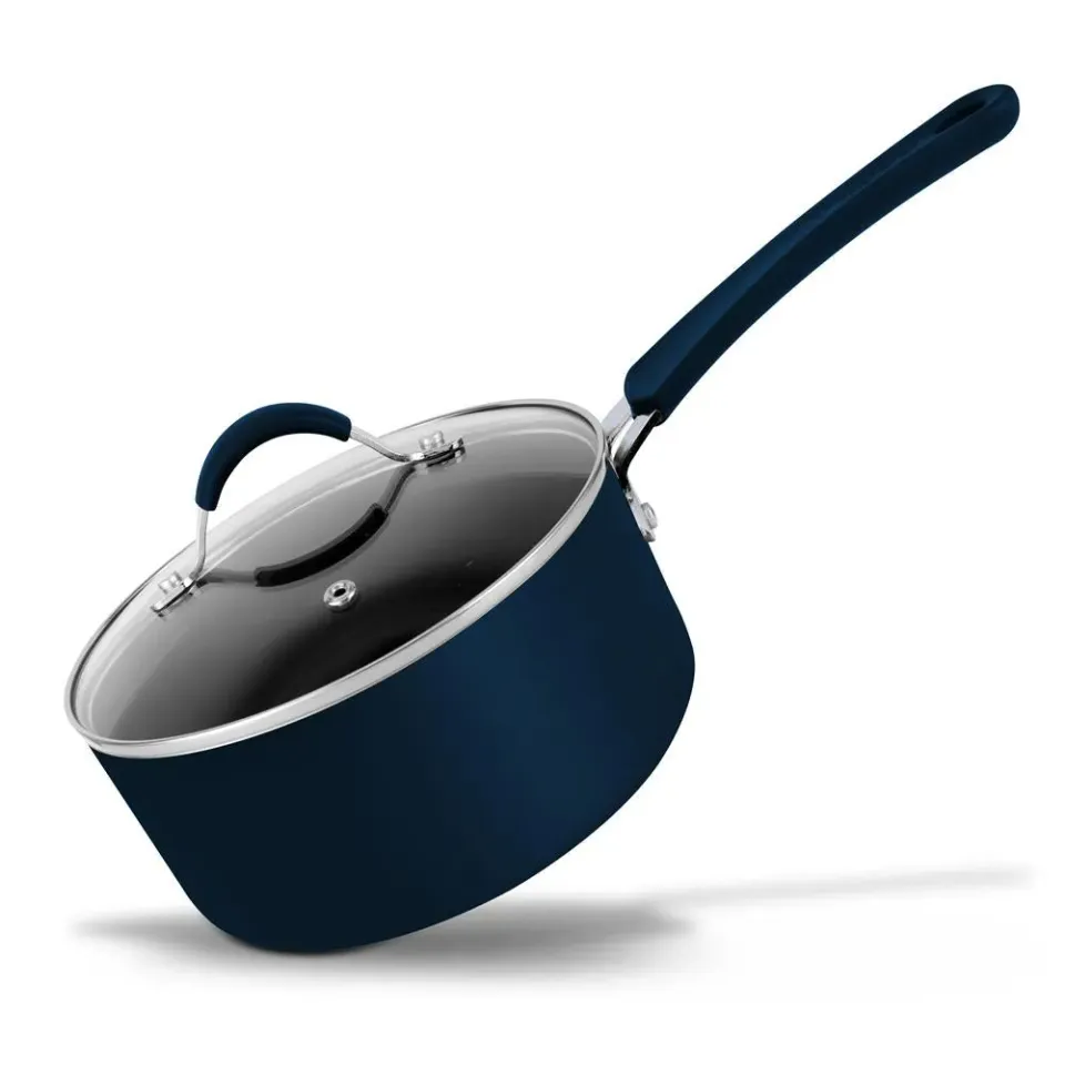 Nutrichef Casserole 1,5 Qt avec Couvercle Antiadhesive Induction