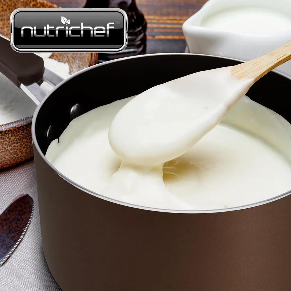 Nutrichef Faitout 1,5 L antiadhésif avec couvercle induction