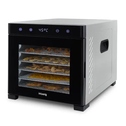 H.Koenig DSY900 déshydrateur 6 plateaux 650 W tactile