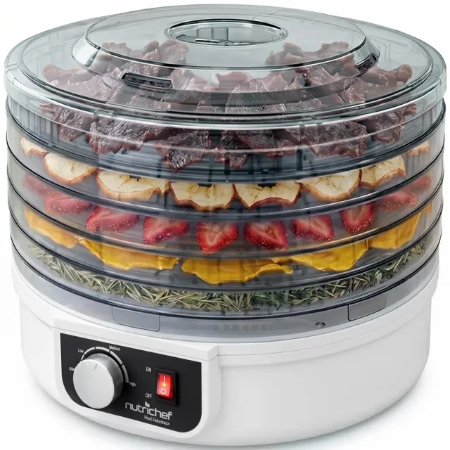 Nutrichef déshydrateur blanc compact un bouton