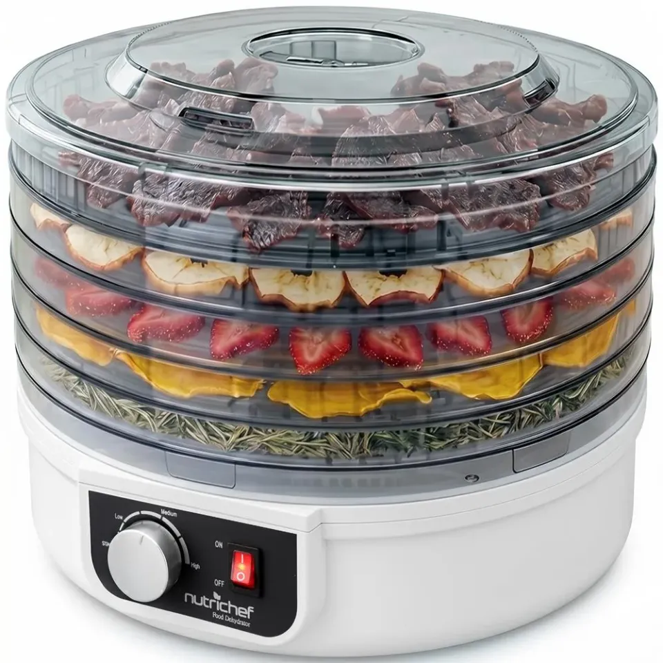 Nutrichef déshydrateur blanc compact un bouton