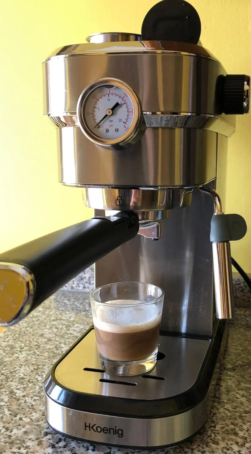 H.Koenig EXP820 machine expresso 20 bars inox 1,1 L