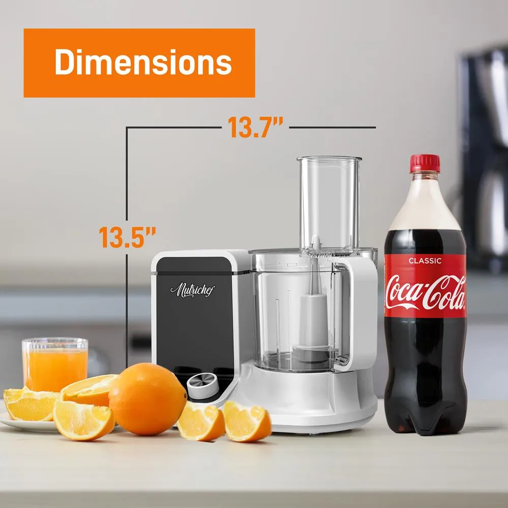 Nutrichef NCFP8 robot multifonction 2 L 6 lames silencieux