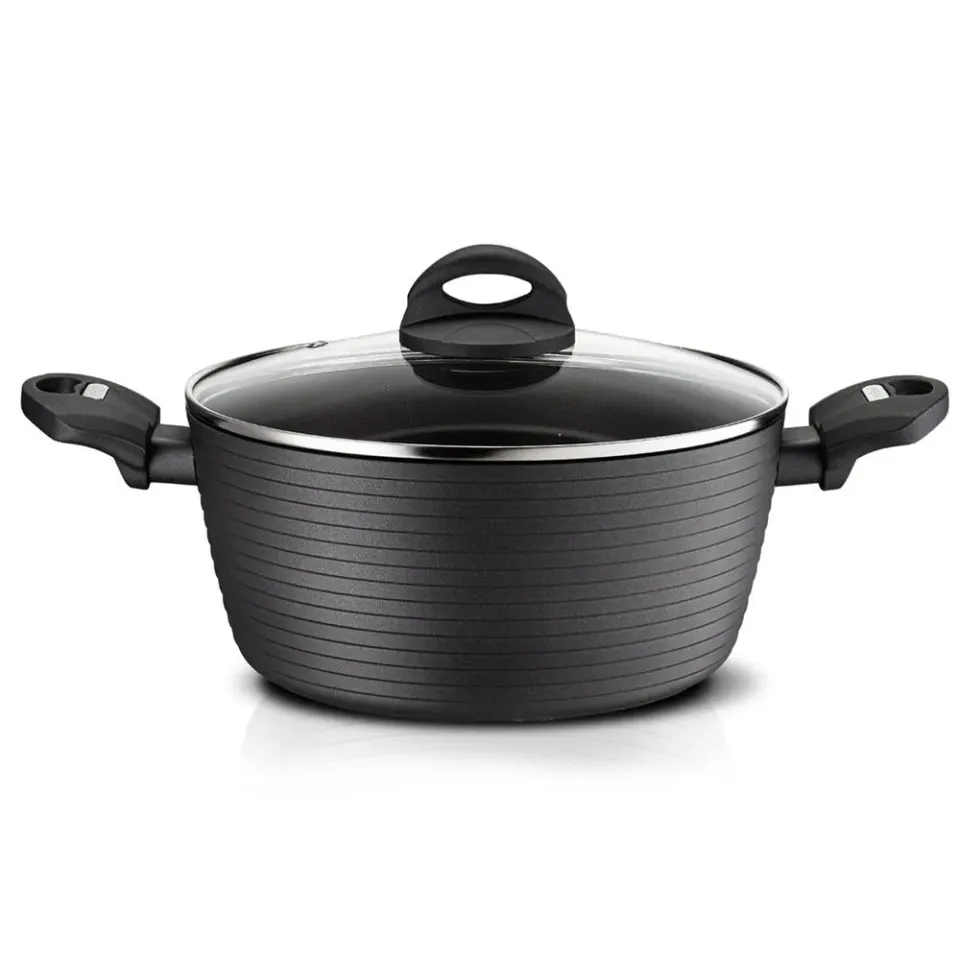 Nutrichef faitout 2 QT couvercle verre induction