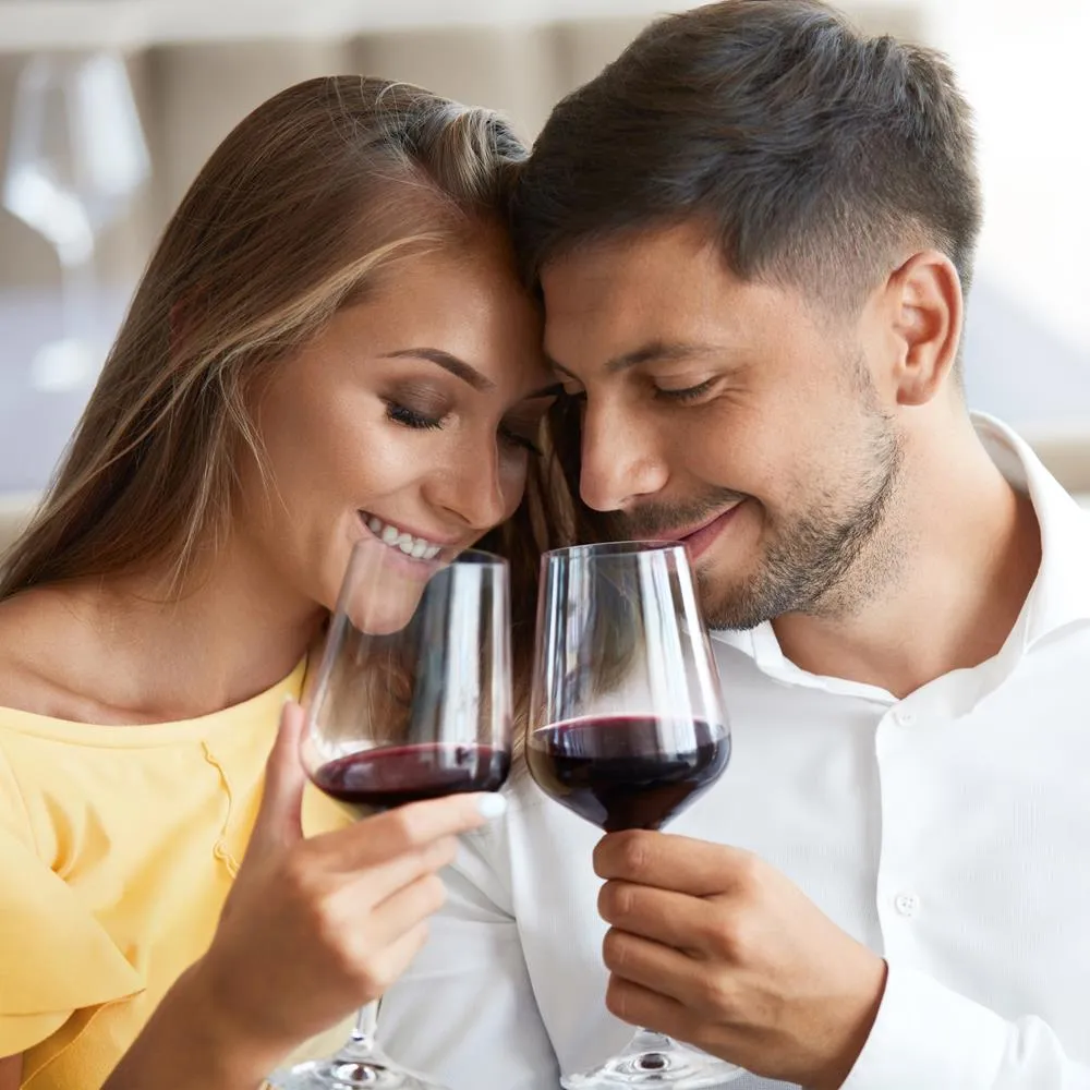 Nutrichef verres à vin cristal 20 cl lot de 2