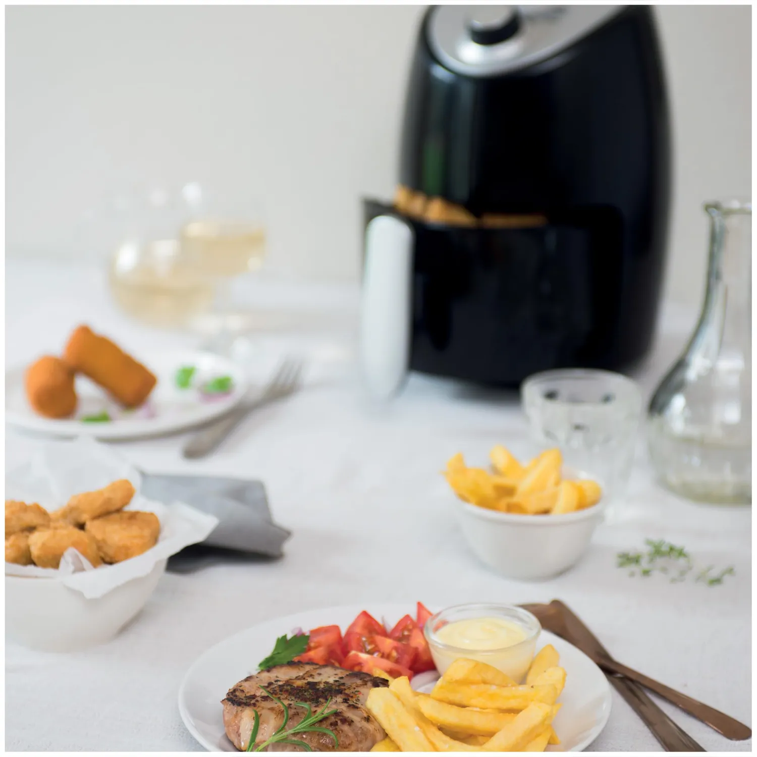 Fritel My SnackTastic 4202 friteuse air chaud 2 L noir