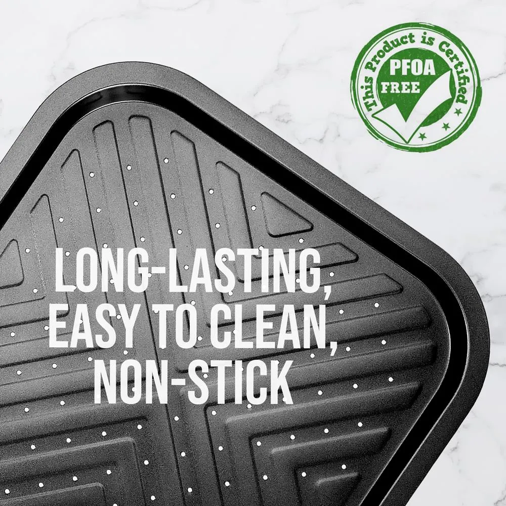 Nutrichef plaque four crispy antiadhésive NCBS10S noire