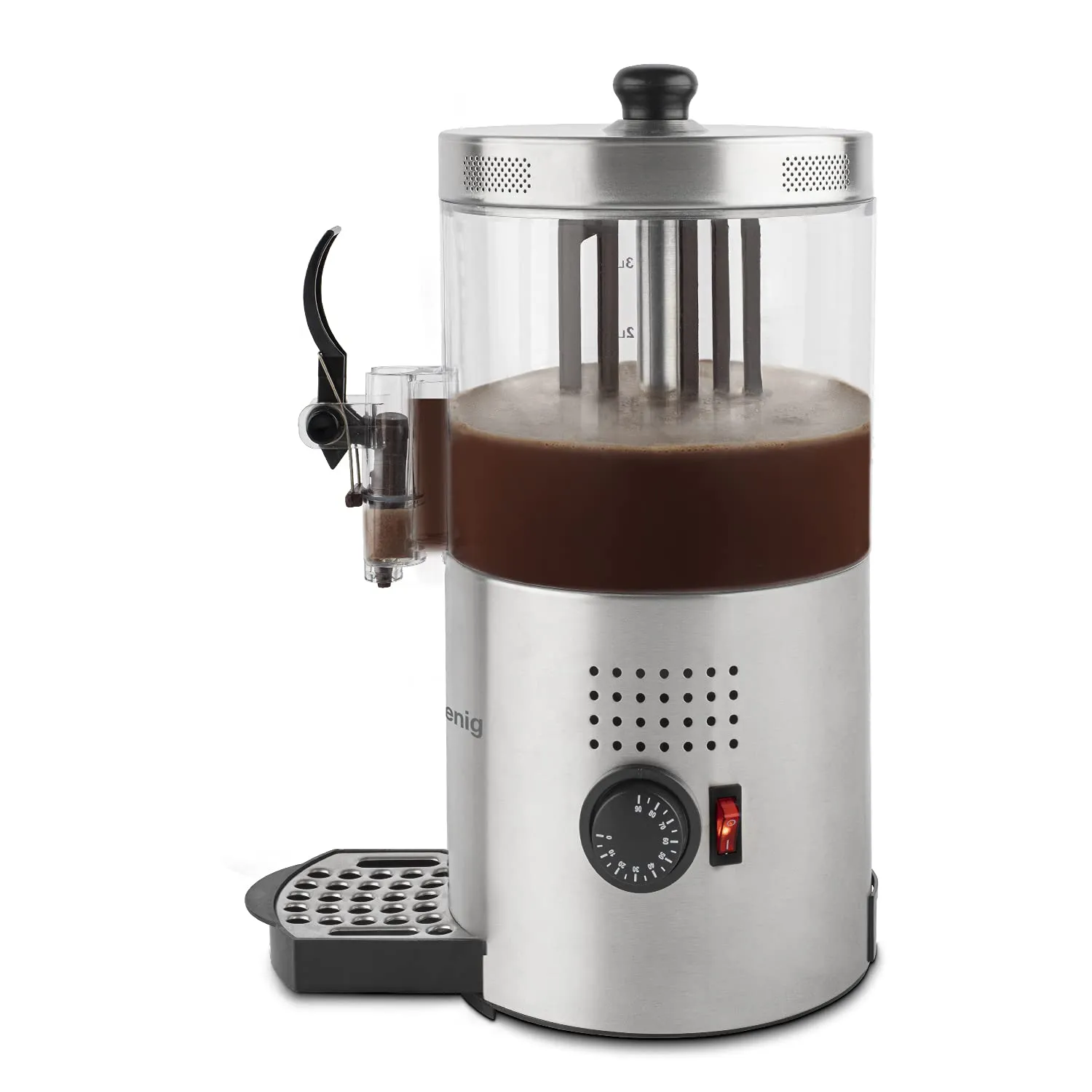 H.Koenig SHK800 distributeur chocolat chaud 3 L inox