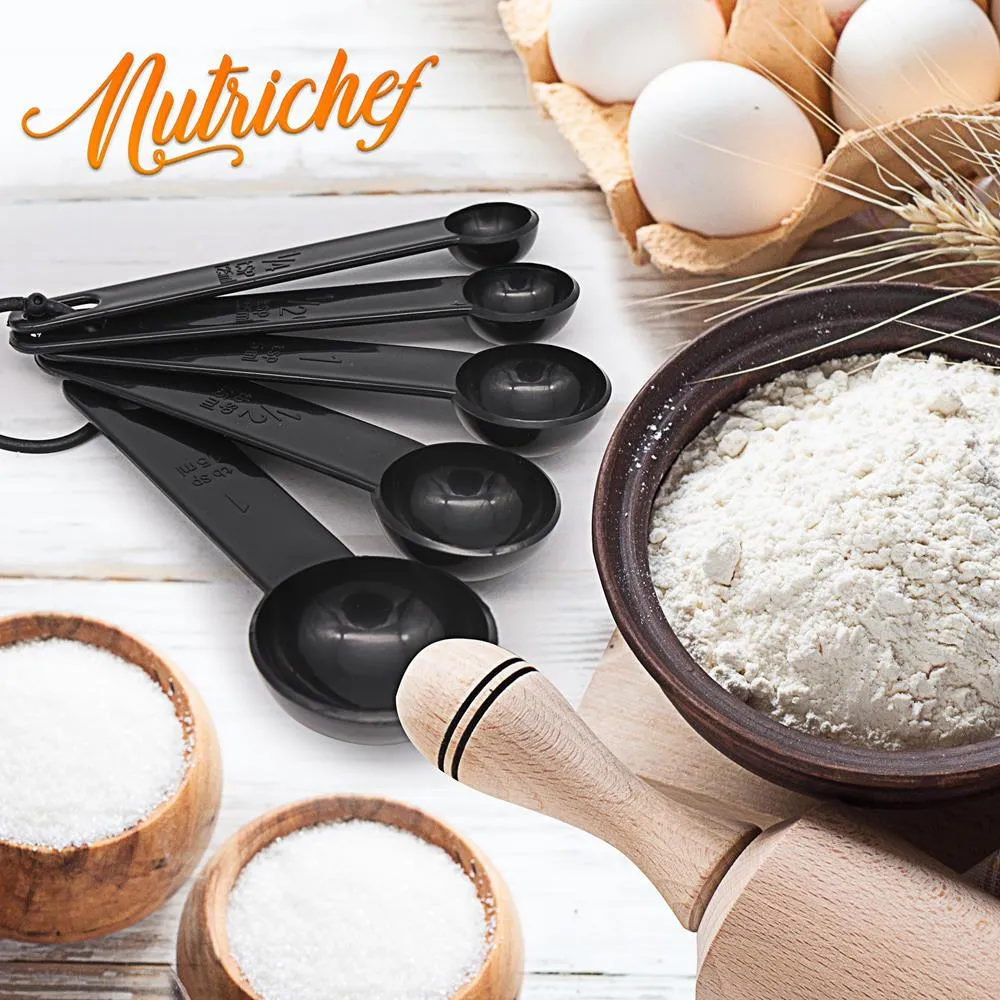 Nutrichef set 5 cuillères doseuses polypropylène mesures précises