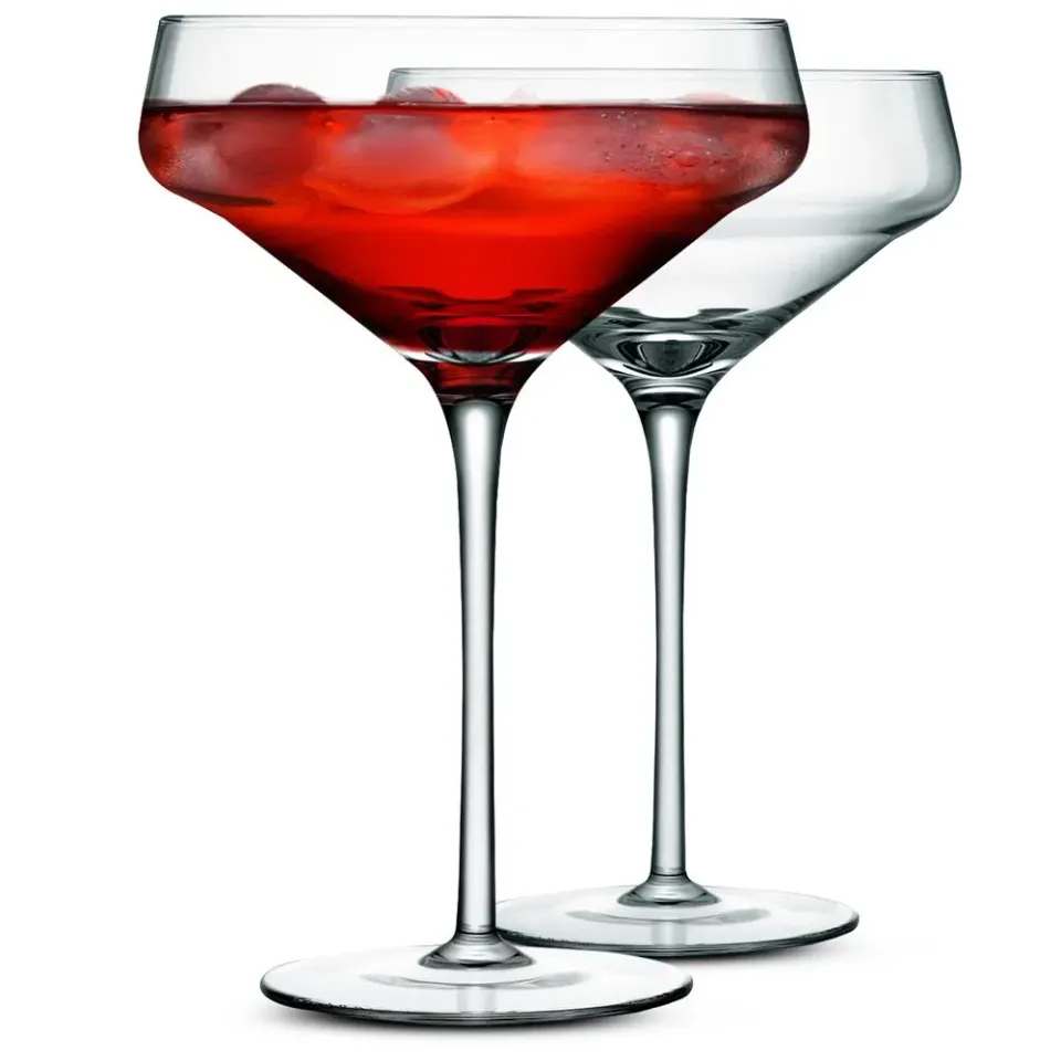 Nutrichef verres martini cristal 2 pièces 10 oz sans plomb