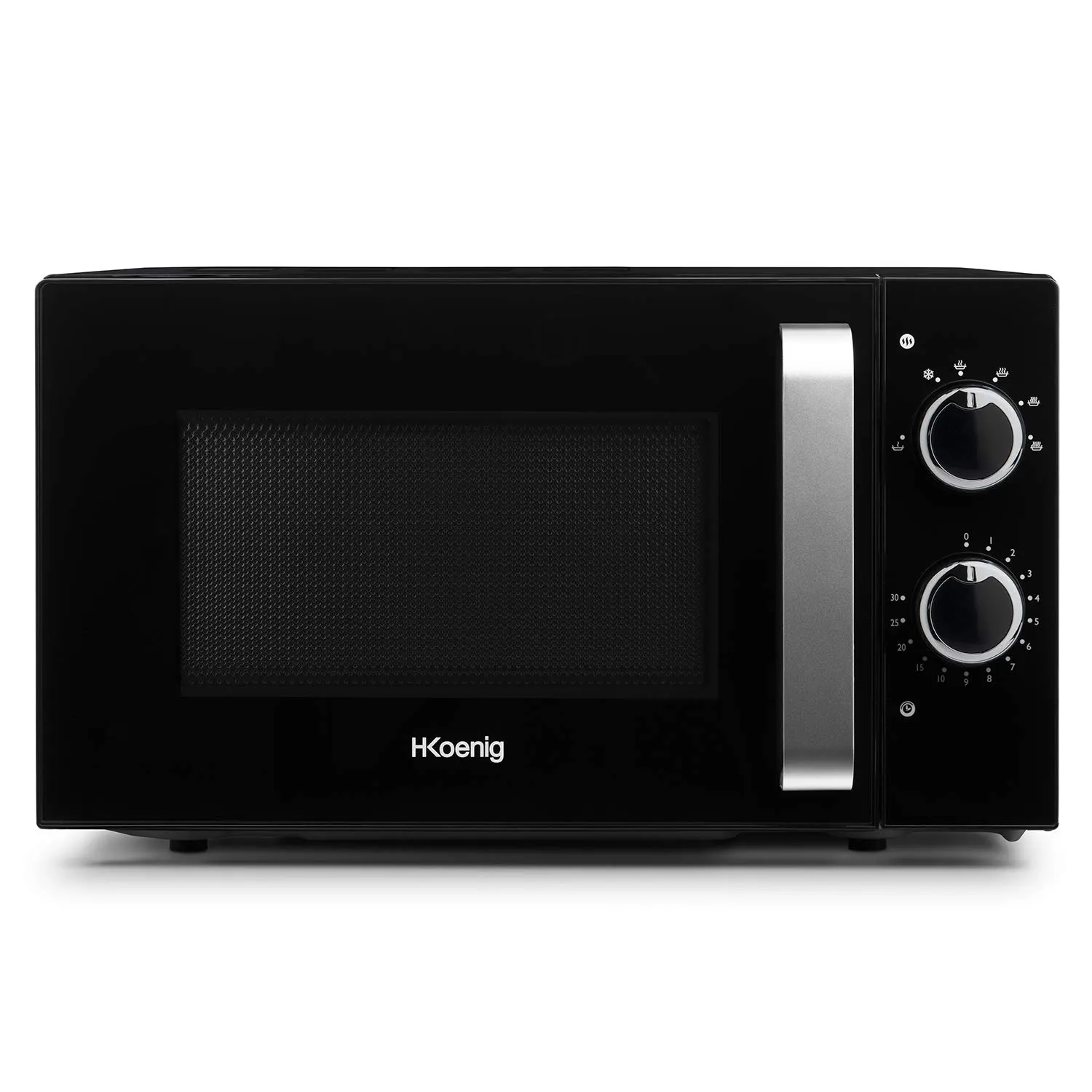H.Koenig VIO2 micro-ondes compact 20L 700W noir miroir