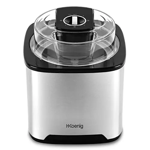 H.Koenig SRB80 sorbetière inox 2 L 30-40 min