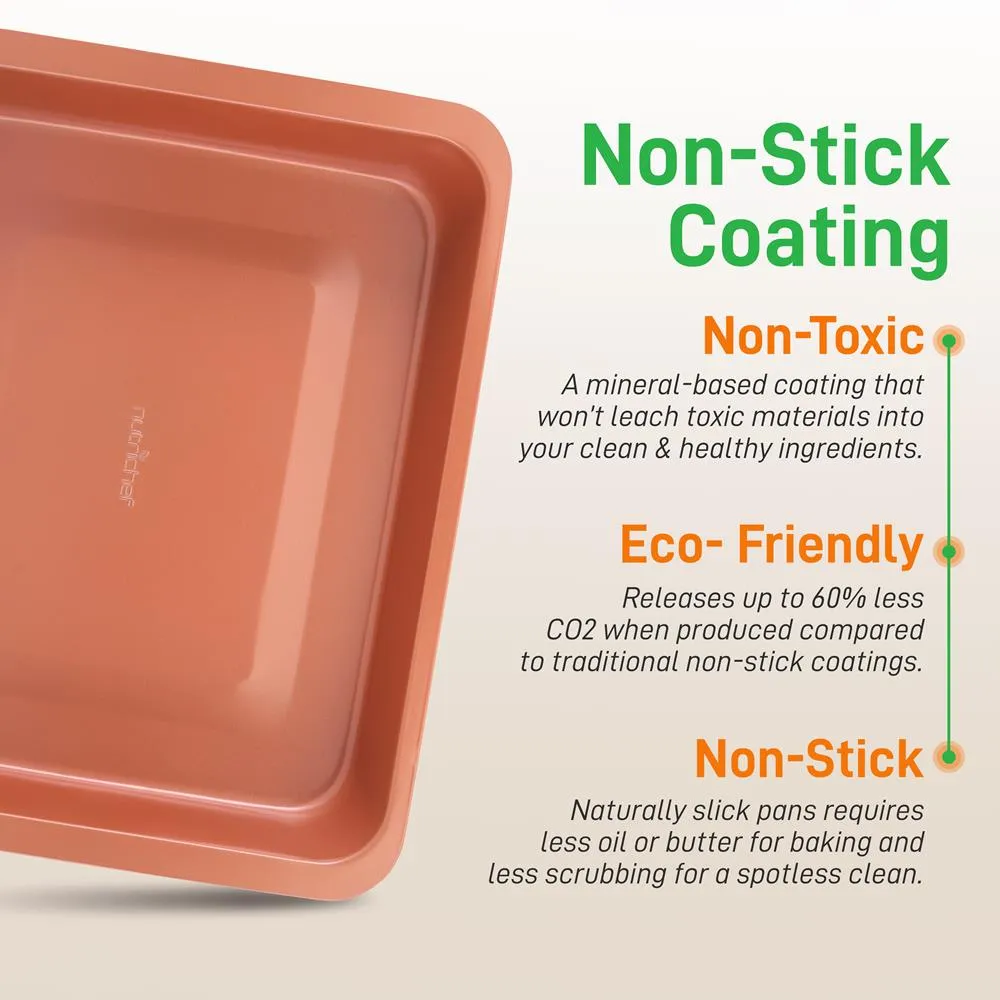 Nutrichef NCBSCC54 plat rôtir 38 cm acier