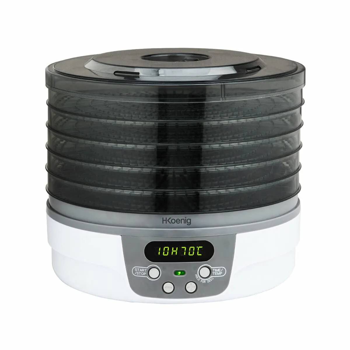 H.Koenig DSY700 déshydrateur alimentaire 5 plateaux blanc