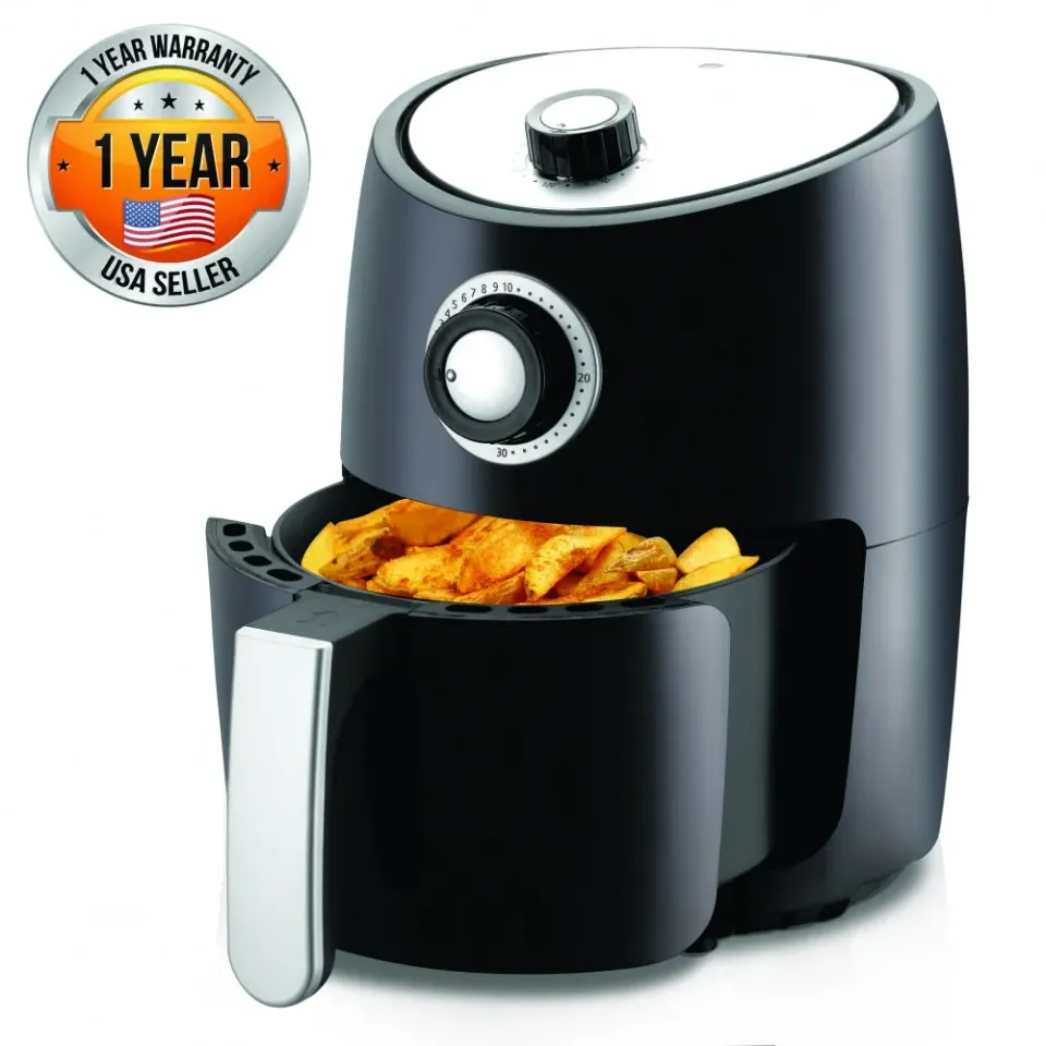Nutrichef air fryer compact 2 L 1000 W noir